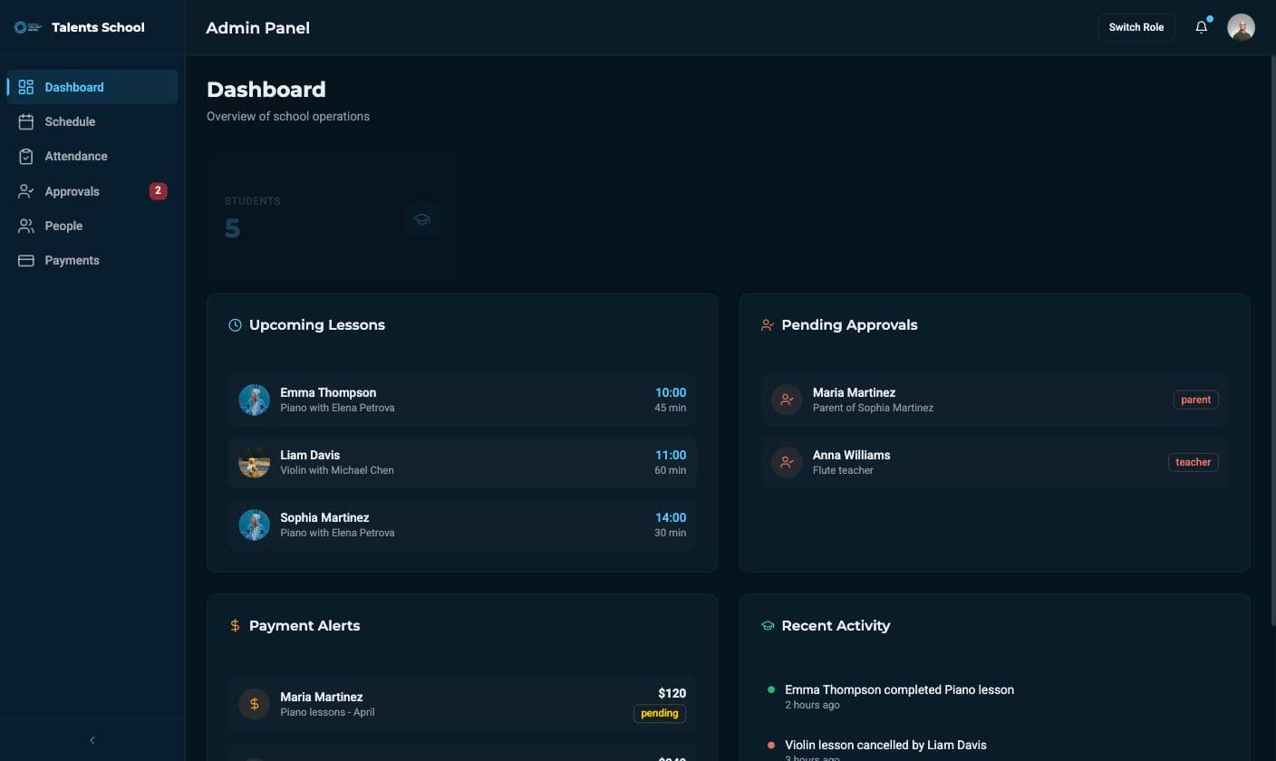 "Add online payments" became a full school-management platform