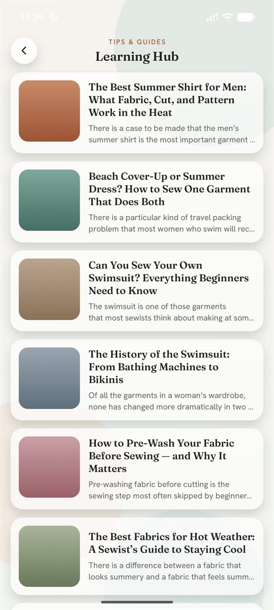 Fabrico app — checkout
